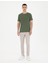 Erkek Haki Slim Fit Tişört 50288914-VR027 4