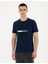 Erkek Lacivert Slim Fit Tişört 50281056-VR033 1