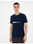 Erkek Lacivert Slim Fit Tişört 50281056-VR033 3