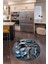 3D Dijital Baskılı Kaymaz Yıkanabilir Renkli Modern Yuvarlak Mutfak Halısı, N-Y-Mutfak-27-Mavi, 4