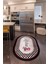 Dijital Baskılı Kaymaz Yıkanabilir Kitchen Yazılı Oval Mutfak Halısı, N-O-Mutfak-48-Pembe, 1