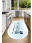 Dijital Baskılı Kaymaz Yıkanabilir Kitchen Yazılı Oval Mutfak Halısı, N-O-Mutfak-49-Mavi, 4