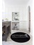 Dijital Baskılı Kaymaz Yıkanabilir Kitchen Yazılı Yuvarlak Mutfak Halısı, N-Y-Mutfak-49-Siyah, 2