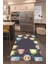 Dijital Baskılı Kaymaz Taban Yıkanabilir Renkli Modern Mutfak Halısı, N-Mutfak-26-Renkli, 4
