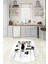 Dijital Baskılı Kaymaz Yıkanabilir Renkli Modern Oval Mutfak Halısı, N-O-Mutfak-39-Beyaz, 4