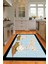 Dijital Baskılı Kaymaz Taban Yıkanabilir Kitchen Yazılı Mutfak Halısı, N-Mutfak-18-Mavi, 4