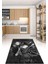 3D Dijital Baskılı Kaymaz Taban Yıkanabilir Renkli Modern Mutfak Halısı, N-Mutfak-19-Gri, 4