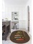Dijital Baskılı Kaymaz Yıkanabilir Renkli Modern Oval Mutfak Halısı, N-O-Mutfak-40-Vizon, 3