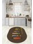 Dijital Baskılı Kaymaz Yıkanabilir Renkli Modern Oval Mutfak Halısı, N-O-Mutfak-40-Vizon, 4