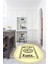 Dijital Baskılı Kaymaz Yıkanabilir Renkli Modern Oval Mutfak Halısı, N-O-Mutfak-50-Krem, 2