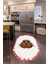 Dijital Baskılı Kaymaz Yıkanabilir Baykuş Desen Oval Mutfak Halısı, N-O-Mutfak-46-Pembe, 1