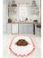 Dijital Baskılı Kaymaz Yıkanabilir Baykuş Desen Oval Mutfak Halısı, N-O-Mutfak-46-Pembe, 3
