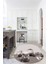 3D Dijital Baskılı Kaymaz Yıkanabilir Renkli Modern Oval Mutfak Halısı, N-O-Mutfak-37-Vizon, 3