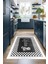 Dijital Baskılı Kaymaz Taban Yıkanabilir Kitchen Yazılı Mutfak Halısı, N-Mutfak-48-Antrasit, 5