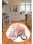 Dijital Baskılı Kaymaz Yıkanabilir Renkli Modern Oval Mutfak Halısı, N-O-Mutfak-21-Kırmızı, 3