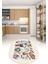 3D Dijital Baskılı Kaymaz Yıkanabilir Renkli Modern Oval Mutfak Halısı, N-O-Mutfak-35-Renkli, 2