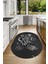 3D Dijital Baskılı Kaymaz Yıkanabilir Renkli Modern Oval Mutfak Halısı, N-O-Mutfak-44-Gri, 4