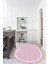 Dijital Baskılı Kaymaz Yıkanabilir Renkli Modern Oval Mutfak Halısı, N-O-Mutfak-06-Pembe, 1
