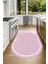 Dijital Baskılı Kaymaz Yıkanabilir Renkli Modern Oval Mutfak Halısı, N-O-Mutfak-06-Pembe, 3