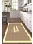Dijital Baskılı Kaymaz Taban Yıkanabilir Kitchen Yazılı Mutfak Halısı, N-Mutfak-09-Krem, 4