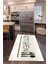 Dijital Baskılı Kaymaz Taban Yıkanabilir Kitchen Yazılı Mutfak Halısı, N-Mutfak-49-Krem, 1