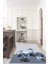 3D Dijital Baskılı Kaymaz Taban Yıkanabilir Renkli Modern Mutfak Halısı, N-Mutfak-37-Mavi, 3