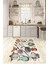 3D Dijital Baskılı Kaymaz Taban Yıkanabilir Renkli Modern Mutfak Halısı, N-Mutfak-35-Renkli, 5