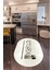 Dijital Baskılı Kaymaz Yıkanabilir Kitchen Yazılı Oval Mutfak Halısı, N-O-Mutfak-49-Krem, 1