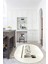 Dijital Baskılı Kaymaz Yıkanabilir Kitchen Yazılı Oval Mutfak Halısı, N-O-Mutfak-49-Krem, 2