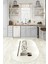 Dijital Baskılı Kaymaz Yıkanabilir Kitchen Yazılı Oval Mutfak Halısı, N-O-Mutfak-49-Krem, 3