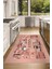 Dijital Baskılı Kaymaz Taban Yıkanabilir Renkli Modern Mutfak Halısı, N-Mutfak-17-Pembe, 1