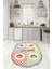 Dijital Baskılı Kaymaz Yıkanabilir Renkli Modern Oval Mutfak Halısı, N-O-Mutfak-36-Renkli, 5