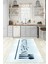 Dijital Baskılı Kaymaz Taban Yıkanabilir Kitchen Yazılı Mutfak Halısı, N-Mutfak-49-Mavi, 3