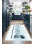 Dijital Baskılı Kaymaz Taban Yıkanabilir Kitchen Yazılı Mutfak Halısı, N-Mutfak-49-Mavi, 5