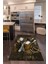3D Dijital Baskılı Kaymaz Taban Yıkanabilir Renkli Modern Mutfak Halısı, N-Mutfak-19-Kahve, 5