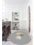 Dijital Baskılı Kaymaz Yıkanabilir Home Yazılı Oval Mutfak Halısı, N-O-Mutfak-31-Gri, 4