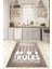 Dijital Baskılı Kaymaz Taban Yıkanabilir Renkli Modern Mutfak Halısı, N-Mutfak-47-Beyaz, 3