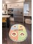 Dijital Baskılı Kaymaz Yıkanabilir Renkli Modern Oval Mutfak Halısı, N-O-Mutfak-36-Krem, 3