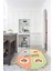 Dijital Baskılı Kaymaz Yıkanabilir Renkli Modern Oval Mutfak Halısı, N-O-Mutfak-36-Krem, 4