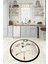 Dijital Baskılı Kaymaz Yıkanabilir Renkli Modern Yuvarlak Mutfak Halısı, N-Y-Mutfak-03-Krem, 2