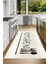 Dijital Baskılı Kaymaz Taban Yıkanabilir Kitchen Yazılı Mutfak Halısı, N-Mutfak-49-Krem, 4