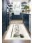 Dijital Baskılı Kaymaz Taban Yıkanabilir Kitchen Yazılı Mutfak Halısı, N-Mutfak-49-Krem, 5