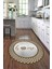 Dijital Baskılı Kaymaz Yıkanabilir Home Yazılı Yuvarlak Mutfak Halısı, N-Y-Mutfak-12-Kahve, 4