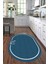 Dijital Baskılı Kaymaz Yıkanabilir Renkli Modern Oval Mutfak Halısı, N-O-Mutfak-06-Mavi, 5
