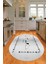 Dijital Baskılı Kaymaz Yıkanabilir Renkli Modern Oval Mutfak Halısı, N-O-Mutfak-10-Gri, 5