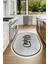 Dijital Baskılı Kaymaz Yıkanabilir Kitchen Yazılı Oval Mutfak Halısı, N-O-Mutfak-42-Gri, 5