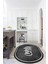 Dijital Baskılı Kaymaz Yıkanabilir Kitchen Yazılı Oval Mutfak Halısı, N-O-Mutfak-42-Antrasit, 3