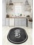 Dijital Baskılı Kaymaz Yıkanabilir Kitchen Yazılı Oval Mutfak Halısı, N-O-Mutfak-42-Antrasit, 4