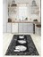 3D Dijital Baskılı Kaymaz Taban Yıkanabilir Renkli Modern Mutfak Halısı, N-Mutfak-45-Antrasit, 3