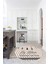 Dijital Baskılı Kaymaz Yıkanabilir Renkli Modern Yuvarlak Mutfak Halısı, N-Y-Mutfak-32-Gri, 4